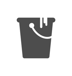 Paint Bucket Icon Isolated On White