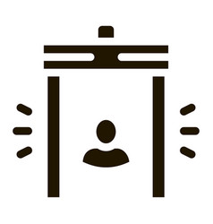 Airport Body Scanner System Icon