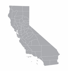 California Counties Map