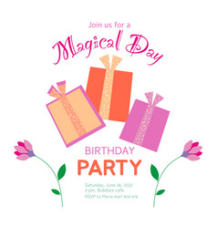 Happy Birthday Invitation Card