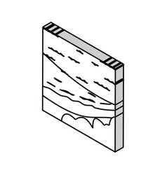 Fraser Island Isometric Icon