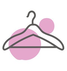 Clothing Rack On A White Background