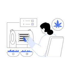 Cannabis Quality Control Abstract Concept