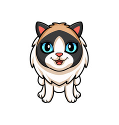 Cute Rag Doll Cat Cartoon