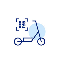 Scooter And Qr Code Rental App Eco-friendly