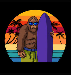 Bigfoot Ready On Surfing