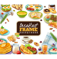 Breakfast Frame Background