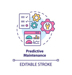 Predictive Maintenance Concept Icon