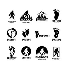 Set Collection Big Foot Yeti Logo