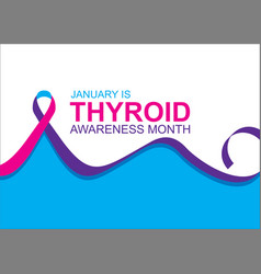 Thyroid Awareness Month Concept Design