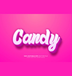 Candy 3d Editable Text Effect Style