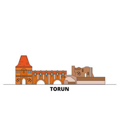 Poland Torun City Flat Landmarks