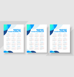 Wall Calendar 2024 To 2026