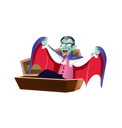 Dracula Waking Up In Coffin