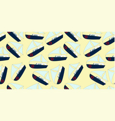 Sailboat Seamless Pattern