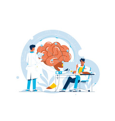 Laboratory Scientist Study Human Brain