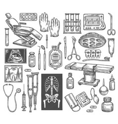 Medical Therapy Surgery Sketch Equipment