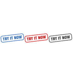 Try It Now Square Isolated Sign Set It Now