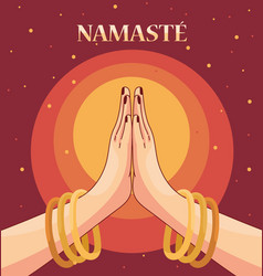 Hands Namaste Gesture