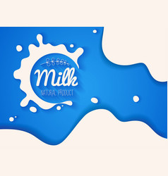 White Milk Splash Blot Drink Element Abstract