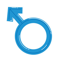 Male Gender Symbol Blue