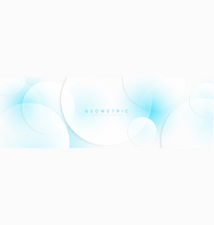 Modern Abstract White Circle Background