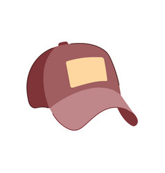 Front Baseball Cap Cartoon