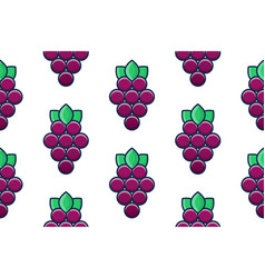 Grapes Fruit Seamless Pattern