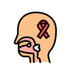 Oral Cancer Color Icon