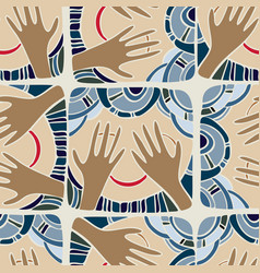 Seamless Pattern Design Icon A Person