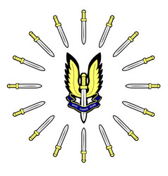 Special Air Service Badge Spoof Logo