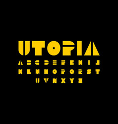 Utopia Font Letter Alphabet Set