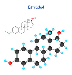 Estradiol Hormones Molecular Formula