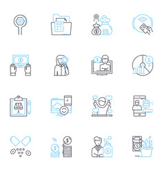 Active Listening Linear Icons Set Empathy