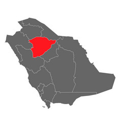 Saudi Arabia Hail Region High Detailed Map