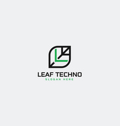 Tech Leaf Logo M L Latter