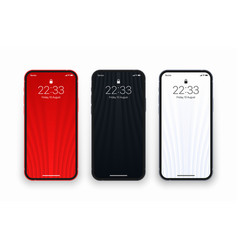 Various Red Black White 3d Smooth Blur Wallpaper