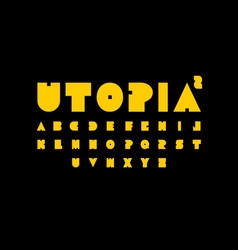 Utopia2 Font Letter Alphabet Set