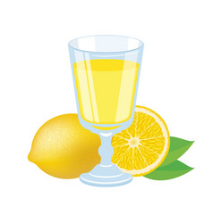 Glass Of Lemon Fruit Juice Icon