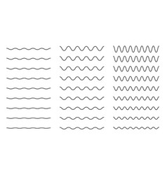 Line Horizontal Water Wave Wavy Sinusoidal