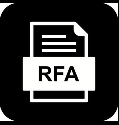 Rfa File Document Icon