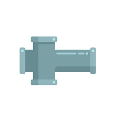 Engineering Pipe Icon Flat Water Plumbing