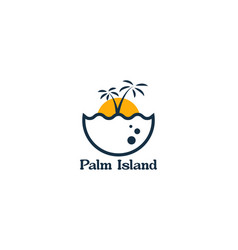 Palm Tree Island Logo