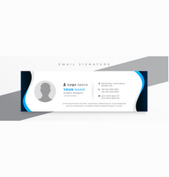 Professional Email Signature Card Template