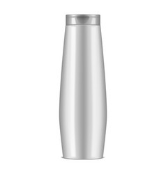 Blank White Cosmetic Bottle Realistic Mockup