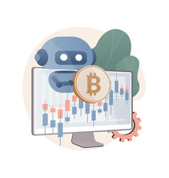 Crypto Trading Bot Abstract Concept