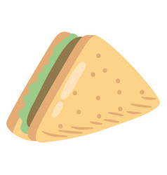 Delicious Triangular Sandwich Food