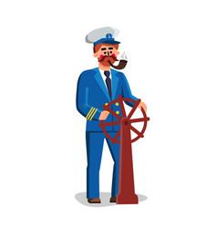 Sailor Captain Person Holding Ship Wheel