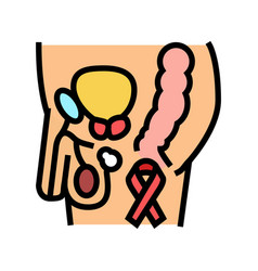 Prostate Cancer Color Icon