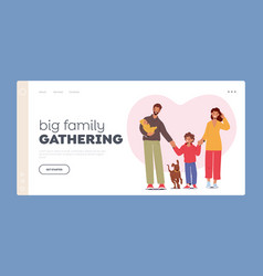 Big Family Gathering Landing Page Template